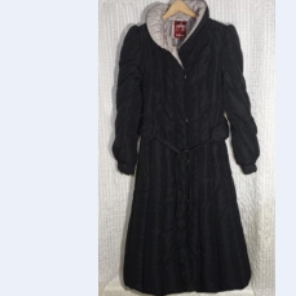 Vintage J Gallery Down-Filled Long Jacket - Size Small